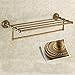 Hiendure™ Hotel Bathroom Towel Shelf, Antique Brass