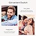 Seneo by Mpow Wireless Earbuds, Bluetooth Earbuds Sport, IPX7 Sweatproof True Wireless Headphones, Sport Earbuds w/Touch Control/2 Modes/21 Hours/Activate Siri/Charging Case, Black