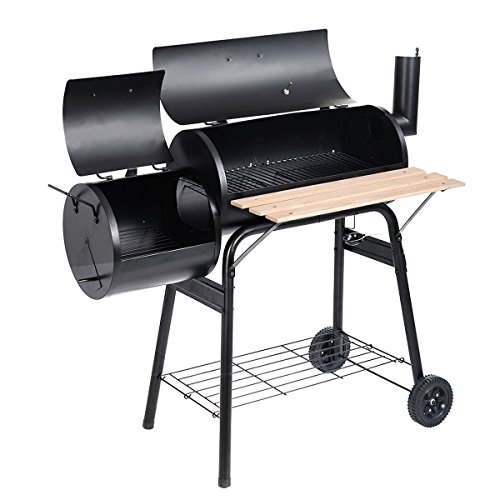 Giantex Outdoor BBQ Grill Charcoal Barbecue Pit Patio Backyard Meat Cooker Smoker