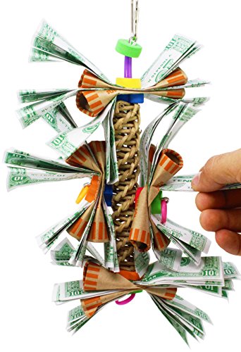 Bonka Bird Toys 1024 Ka-Ching Chew Bird Toy parrot cage toys cages cockatiel conure african grey