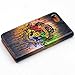 YHB Case for iPhone 5 5S, Girl Kids Gift Magic Badge Watercolor Art Pattern Slim Wallet Card Flip Stand Leather Pouch Case Cover for iPhone 5 iPhone 5S SE