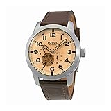 Fossil Men's ME3119 Pilot 54 Automatic Dark Brown Leather Watch