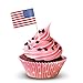 TINKSKY US Flag Picks American Flag Food Toothpicks Party Accessory Party Favors, Pack of 100
