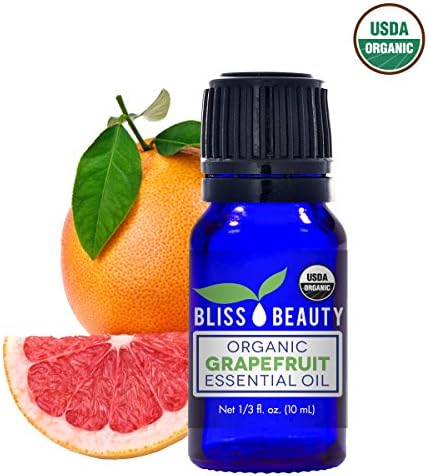 Organic, Grapefruit Oil - Premium 100% Pure, USDA Organic, Natural Therapeutic Grade, baby-oils, hair-treatment-oils, body-oils, facial-oils, scented-oils (10 ml)