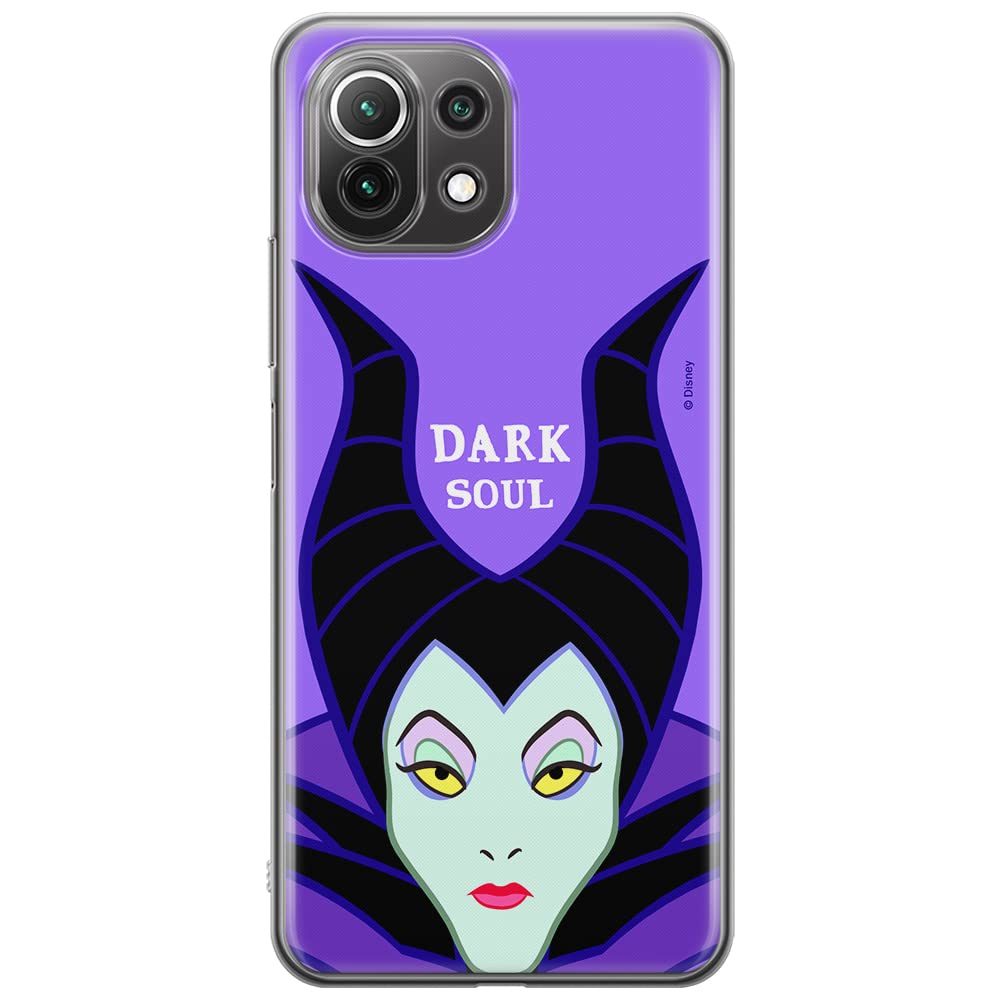 ERT GROUP mobile phone case for Xiaomi 11 Lite 4G/5G original and officially Licensed Disney pattern Maleficent 001, case made of TPU — image 1