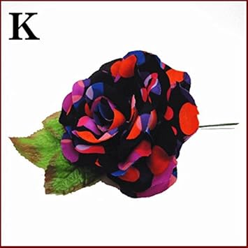 Amazon ｋタイプ スペイン製 フラメンコ ヘッドドレス 大輪バラコサージュ 水玉 葉っぱ付き 個性的見栄えする大きなサイズの薔薇 フラメンコ衣装にぴったり ドット柄の珍しい花 髪飾り ヘアアクセサリー選べるカラー Sk2 K Mika Dress ミカドレス ダンス用品