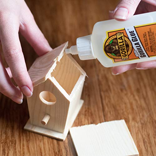 Gorilla White Gorilla Glue, Waterproof Polyurethane Glue, 2 Ounce