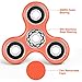 Syslux Tri-Spinner Fidget Spinner Toy Hand Spinner Glow In The Dark Fluorescence , Perfect For ADD, ADHD, Anxiety, and Autism Adult Children (Light Red)