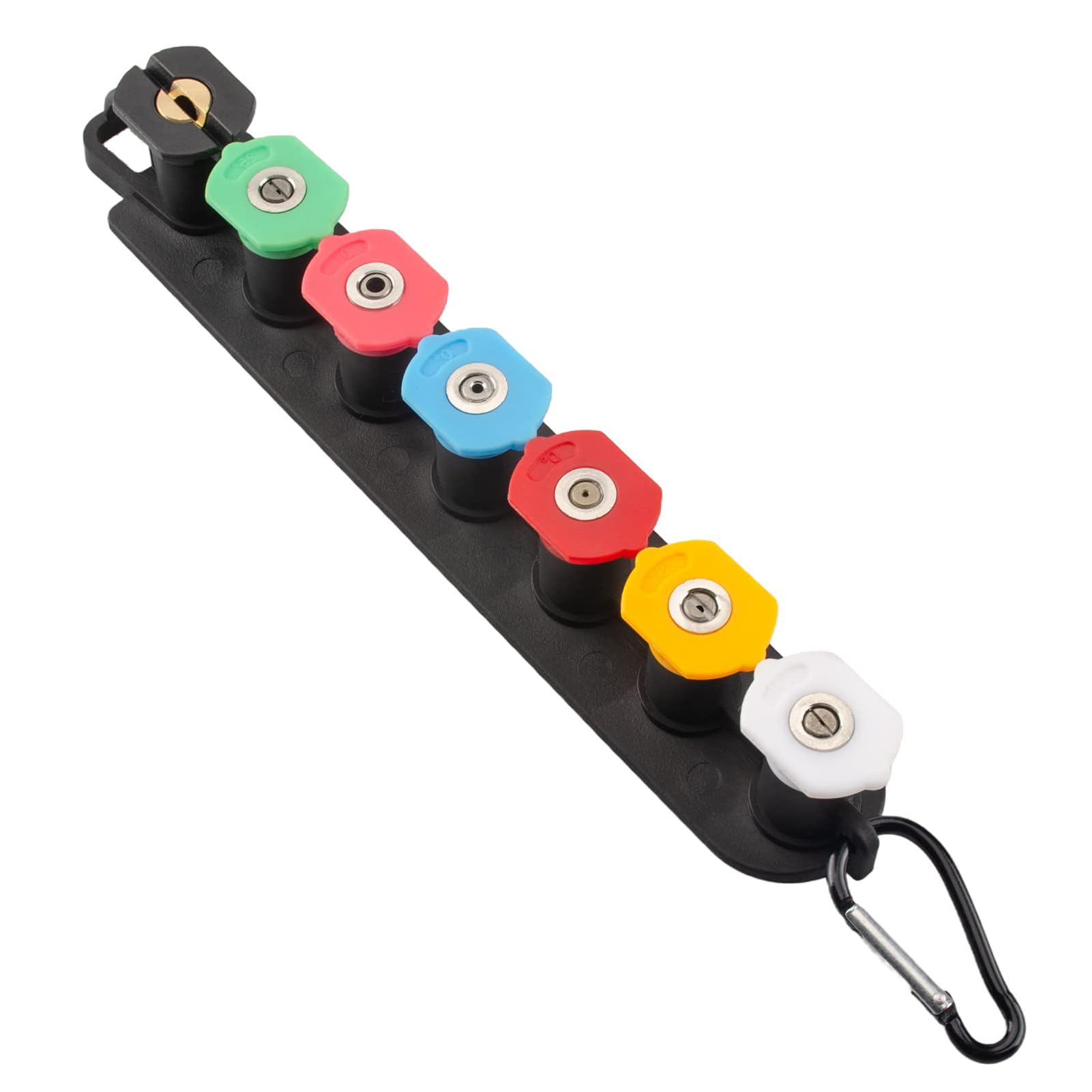 Unifizz Pressure Washer Tips Set - 7 Nozzle Tips with Holder, 1/4 Inch Quick Connect - 4000 PSI - Rinse Kit - Accessories