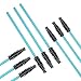 Mascara Wands, 300 Pack Disposable Lash Brushes for Eyelash Extensions Makeup Brush Bulk Tool Set, Blue/Black