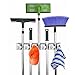 Define Essentials - Mop and Broom Holder, 5 position with 6 hooks garage storage Holds up to 11 Tools, storage solutions for broom holders, garage storage broom organizer for garage shelving ideas