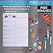 Dry Erase Weekly Magnetic Calendar Set for Refrigerator Whiteboard Planner with Stain Resistant Technology Attach to Fridge Or Hang on Wall 17X13 inch Organizer Checklist & Message Board