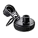 Glink Flip Lid/Cap for Wide Mouth Sports Water Bottle with Rotate Top, Fits Water Bottle - New black