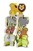 Melissa & Doug Safari Animals Wooden Chunky Puzzle and Stacking Toy With Storage Tray