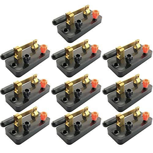 image for RuiLing 10-Pack SPST Knife Switch Physics Laboratory Equipment Single 