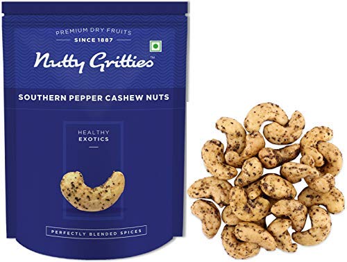 Nutty Gritties Southern Pepper Cashew Nuts, 200g