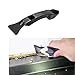 3 pcs Silicone Scraper Caulking Grouting Tool Sealant Finishing Cleaning Kit Set, for Bathroom Kitchen Room Cleaning Tool Kit .(Black) (3 pcs Scraper Set)