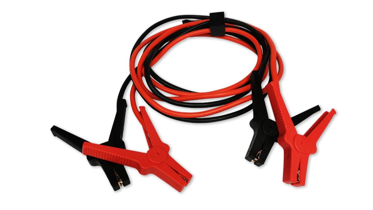 Brüder Mannesmann Werkzeuge M01788 Booster Cables 25 mm in Round Bag