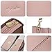 BOSTANTEN Women's Leather Designer Handbags Tote Purses Shoulder Bucket Bags Taro Pink