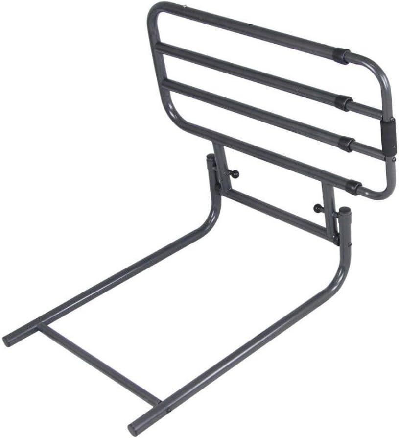 Bed Rail for Elderly Safety Strap Guard Hand Rails Adult Folding Gate Adjustable: Health & Personal Care