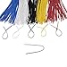 Sunmns 250 Piece Colorful Metallic Twist Cable Cord Wire Ties Reusable Fastening, 6 Inch
