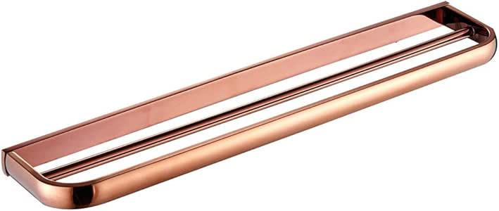 Toalla de baño montada en la pared, 57 cm, material de latón resistente