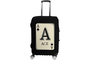A.C.E. Card Spades A Luggage Cover Elastic Travel Suitcase Case Baggage Protector 18-32 Inch, style, XL