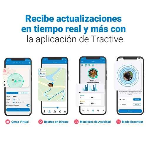 Tractive GPS Tracker for Dogs Waterproof, GPS Location & Smart Pet
