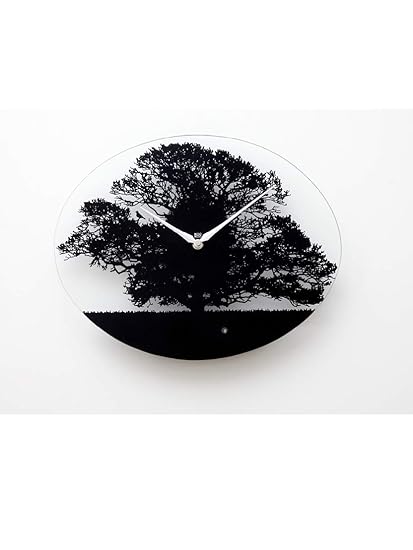 KOOKOO Tree RC funkquarzwerk, Moderne Singvogeluhr mit 12 heimischen Vögeln und echten, natürlichen Vogelstimmen oder dem Kuc