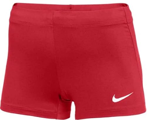 Nike Womens Dri FIT Stock Compression Shorts (Medium, Red) in