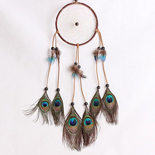 Dream Catcher,WayOn Peacock Feather Dreamcatcher Car Ornaments Home Wedding Decoration Decorative Pendant Creative Gifts