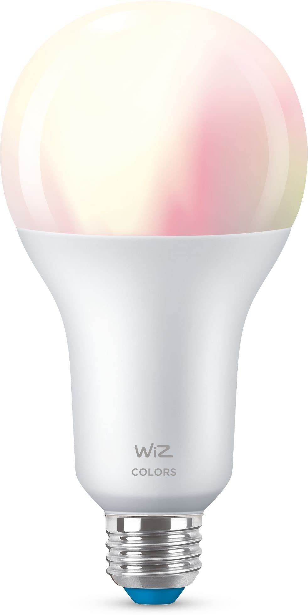 WiZ Smart Bulb, Colour [E27 Edison Screw] 150W, Smart LED Connected WiFi Works with Alexa, Google Assistant & HomeKit, Wi-Fi/Bluetooth, App Control for Livingroom, Bedroom, Easy Plug and Play — image 1
