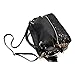 Qianle Fashion Sexy Leopard Print/ Black Bag Paillette Shoulder Bags Handbags for Women