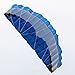 Besra Huge 102inch Dual Line Parachute Stunt Kite with Flying Tools 2.6m Power Parafoil Kites Outdoor Fun Sports for Beach & Park (102inch Blue)