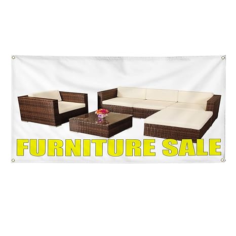 Amazon Com Vinyl Banner Sign Furniture Sale 1 Style I Retail