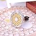 HooAMI Sunflower Car Air Freshener Aromatherapy Essential Oil Diffuser - 316L Stainless Steel Locket with Vent Clip