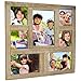 EXCELLO GLOBAL PRODUCTS Rustic Distressed Wood Collage Picture Frames: Holds 7 Multiple Size Photos - EGP-HD-0013