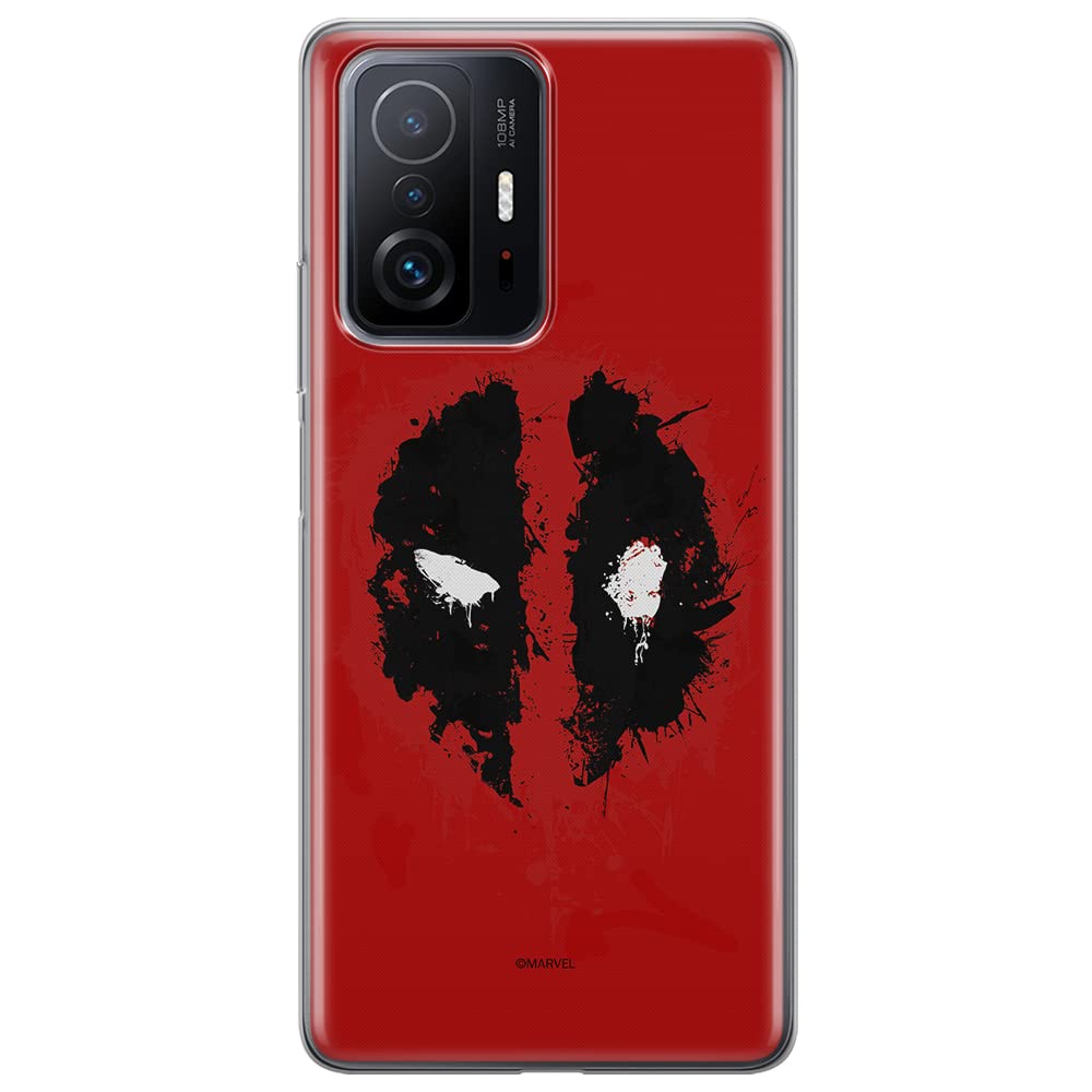 ERT GROUP mobile phone case for Xiaomi 11T 5G / 11T PRO 5G original and officially Licensed Marvel pattern Deadpool 012 optimally adapted to the shape of the mobile phone, case made of TPU