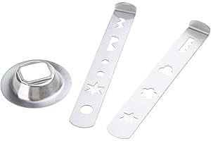 GRABLOOM Stainless Steel Biscuit Mold Dough Cutters Pastry Maker Kitchen Accessories Cookie Press Attachment For MUM4 MUM4 Co