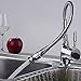 VANRA Hot and Cold Stainless Steel Kitchen Sink Faucet Pull Down Single Handle Arbitrary Rotating Wet Bar Lavatory Faucet Tap with Flexible Gooseneck