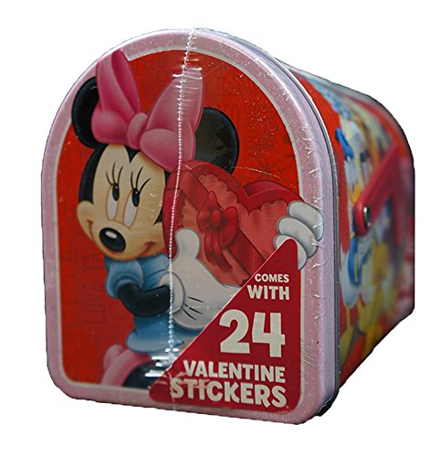 Minnie Mouse Valentine Cards (32 Cards) with Bonus Minnie Mouse Mailbox Bundle