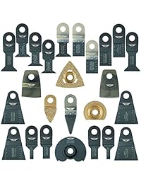 TopsTools SW WXK25 OMT   Juego de cuchillas de mezcla, 25 unidades, para Rockwell F30 F50 F80 Sonicrafter AEG Ryobi Worx