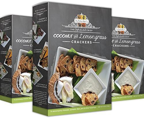 Coconut &amp; Lemongrass Crackers (3 Pack)