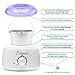 Wax Warmer Melting Pot Electric Hot Wax Heater for Facial Hair Removal Total Body Brazilian Waxing Salon or Self-waxing Portable Plug in Full Size Single Paraffin Can and All Types of Hair Removal Wax
