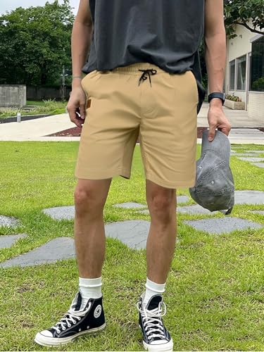 ZOXOZ Men's Cotton Shorts with Pockets Men's Shorts