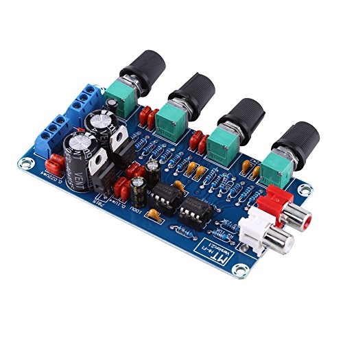 NE5532 HiFi Preamplifier Control Board Module, Asixx HiFi OP-AMP Amplifier NE5532 Preamplifier Volume Tone Control Assembled Board