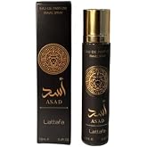 Lattafa Perfumes Asad for Unisex Eau de Parfum Spray, 0.4 Ounce (12ML)