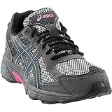ASICS Women's Gel-Venture 6 Running-Shoes, Black/Island Blue/Pink, 9.5 B(M) US