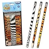 Adorable Set of 2 Dozen (24) Children's Wild Animal Print Pencils/Safari Theme Party Favor