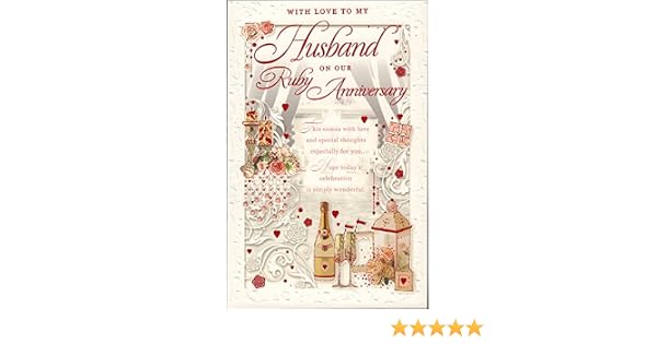 Marido aniversario tarjeta – con amor a mi esposo en nuestro ...